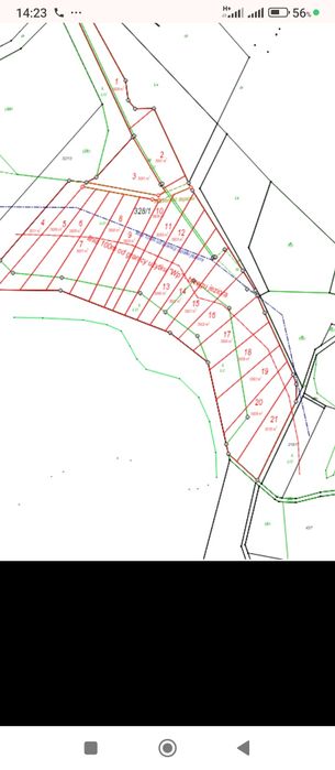 Działka z linią brzegową 30 ar Głazów Myślibórz - Więcej
