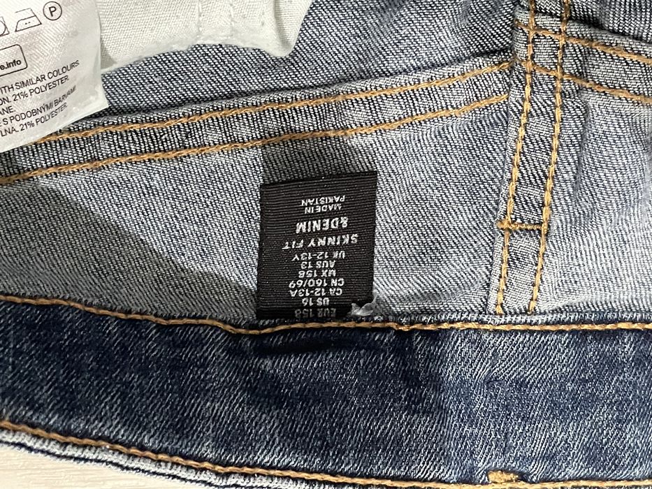 Jeansy dla chłopca 158 h&m