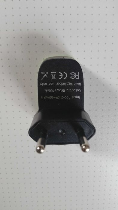 блок зарядки 2,4А + шнур micro usb