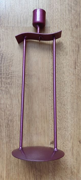 Świecznik fioletowy
