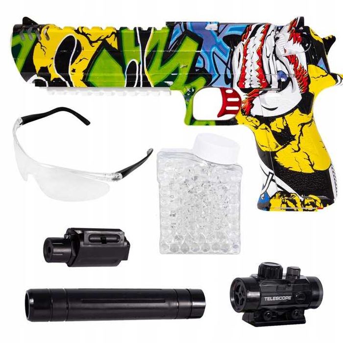 KARABIN Pistolet MP automat na kulki żelowe