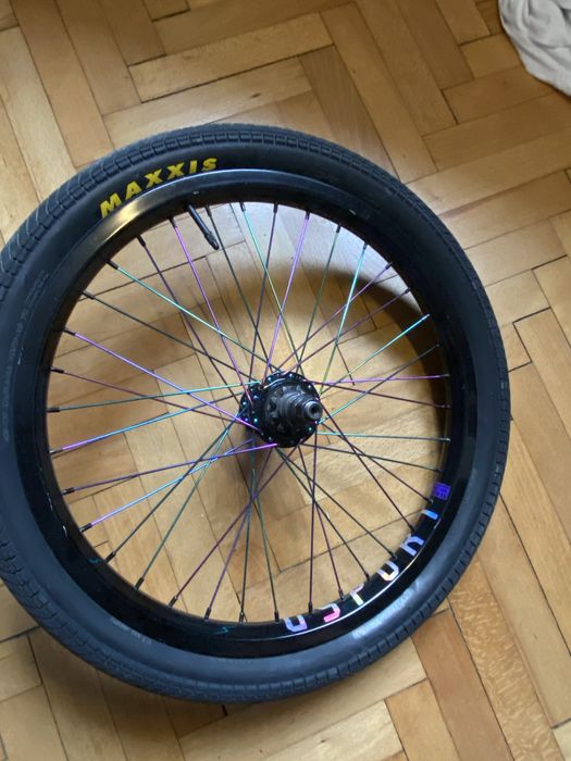 tylne koło BMX – custom setup