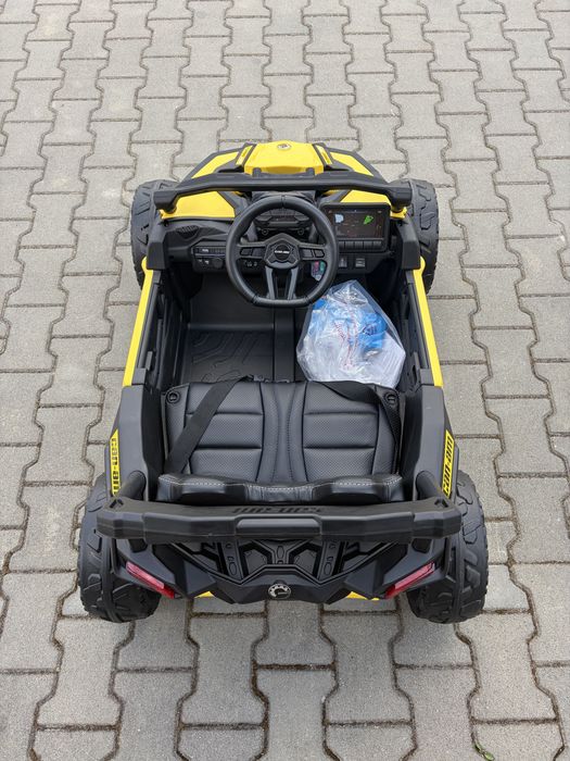 Auto na Akumulator BUGGY CAN AM MAVERICK Turbo RR 4x200W 24V 5Ah Żółty