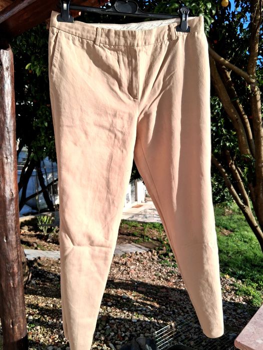 Calça Uterque,com casaco Selectif.