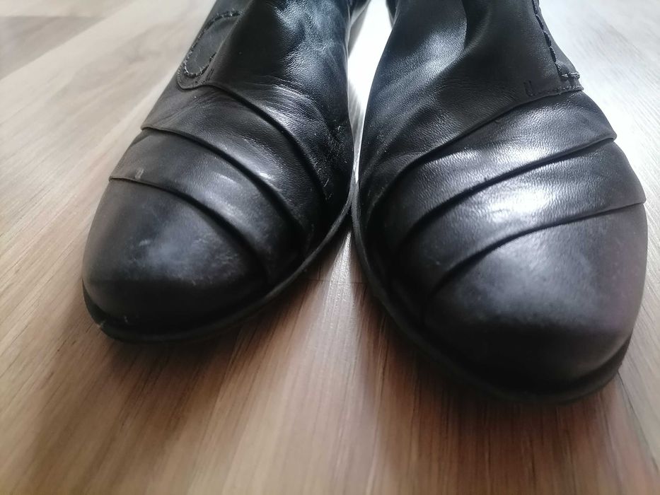 Skórzane botki 5th avenue  40