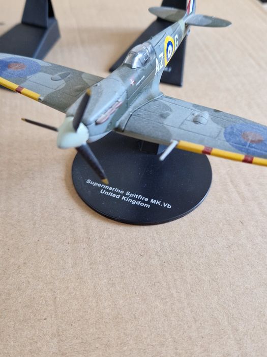 Metalowe modele samolotów 1:72 6 szt.