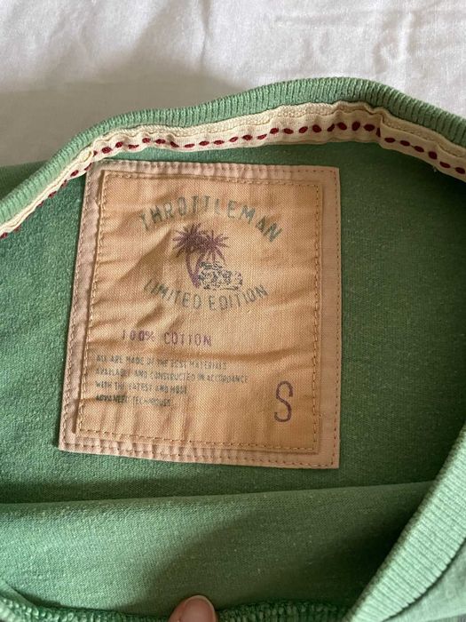 T-shirt verde vintage surf homem S