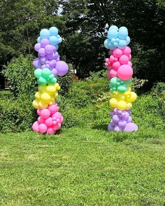 Гелійові кульки повітряні кульки гірлянда з куль фотозона Гелиевые шарики  Красноград  гелеві