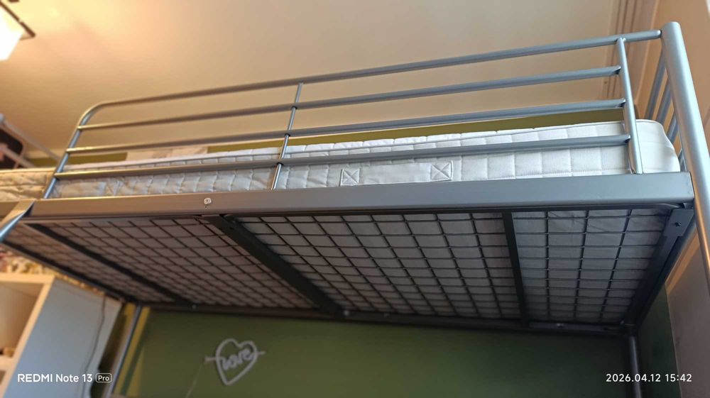 Łóżko na antresoli SVARTA Ikea