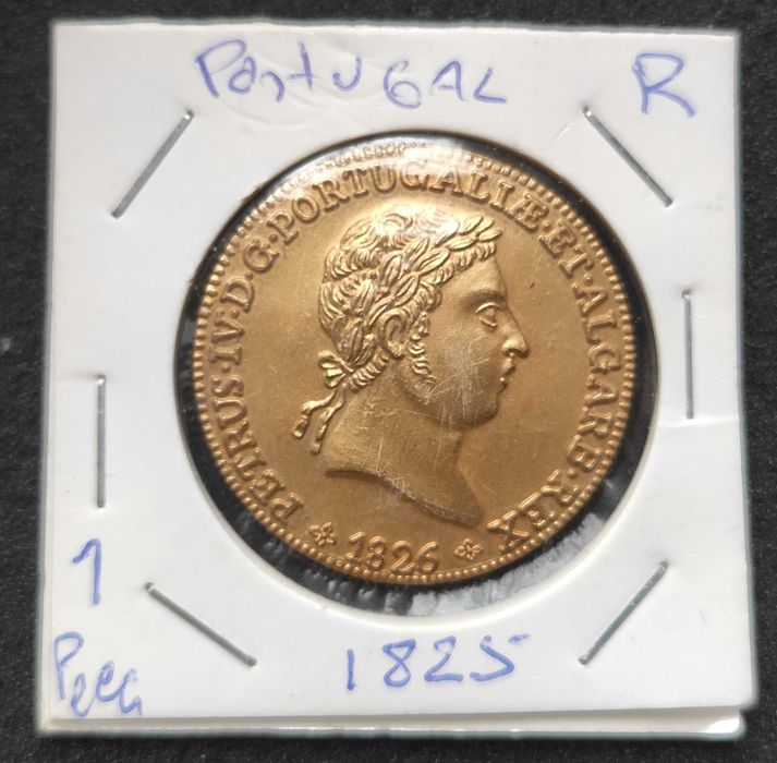 Moeda Réplica D. Pedro IV em Prata - 22g_0.925%