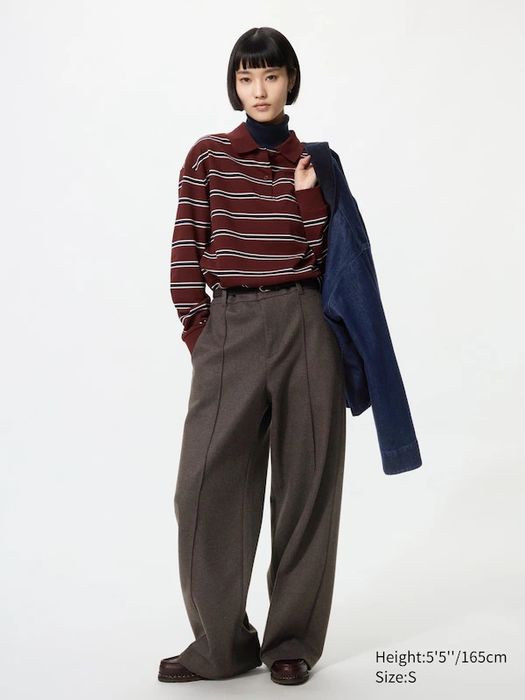 Широкі брюки Uniqlo не носились