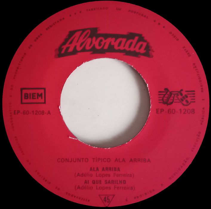 Conjunto Típico Ala Arriba	- - - - -	Ala Arriba	- - - - -	EP