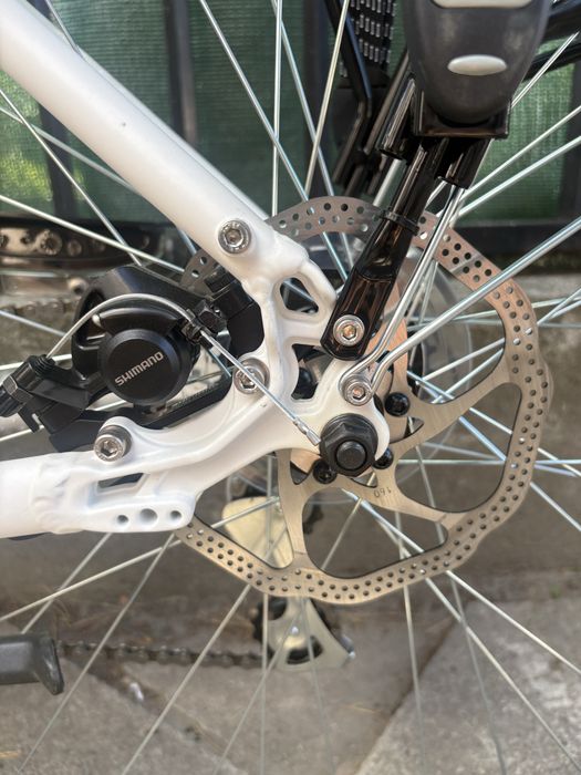 Rower trekkingowy damski Romet Gazella promocja nowy shimano bagażnik