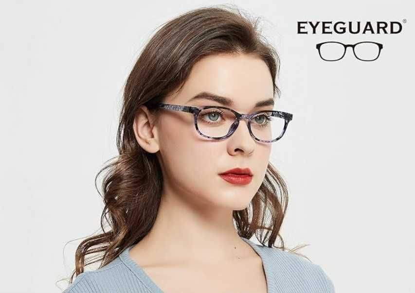 Okulary do czytania +1.00, zestaw 4 par okularów, 4 kolory oprawek