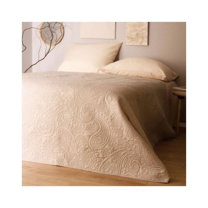 Покривало 220х200 бежевий колір