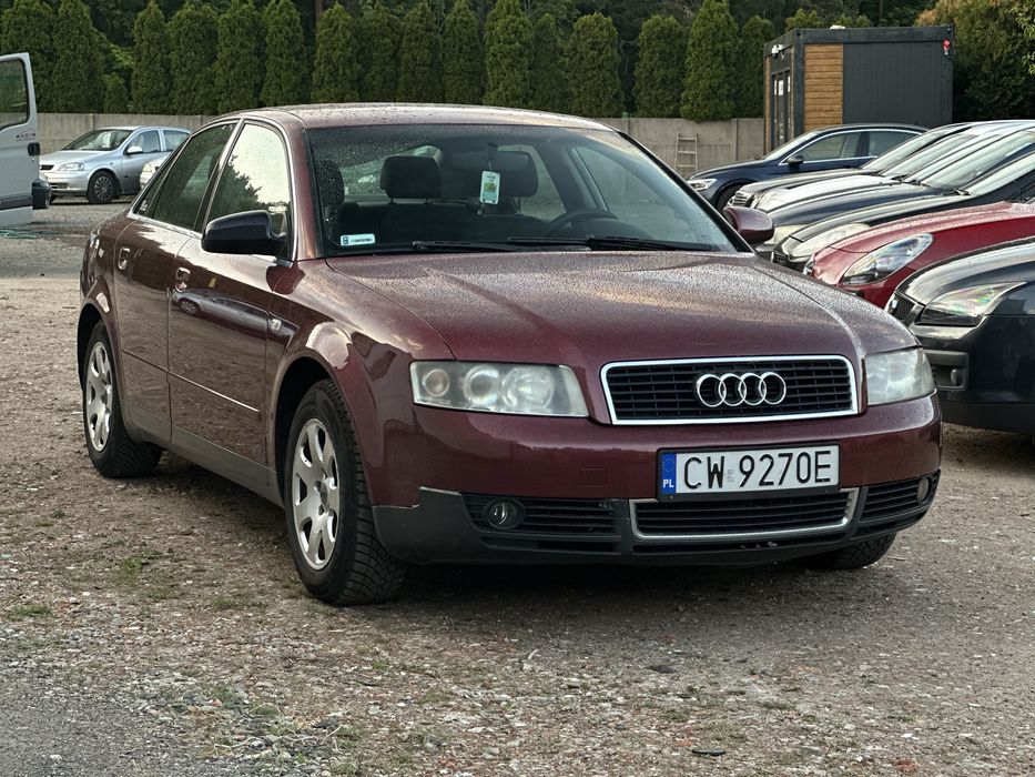 AUDI A4 B6 2003 – 1.6 BENZYNA + GAZ – KLIMATRONIC – GRZANE FOTELE