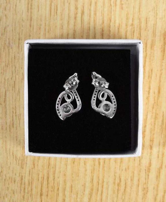 Серебряные серьги 925 пробы, сережки, серебро 925 проба