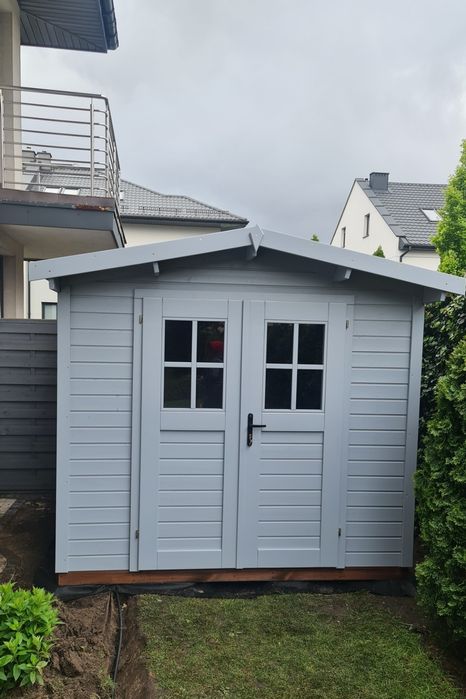 Domek narzędziowy ogrodowy drewniany