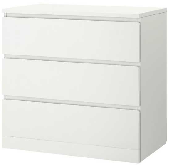 Cómoda MALM - 3 Gavetas