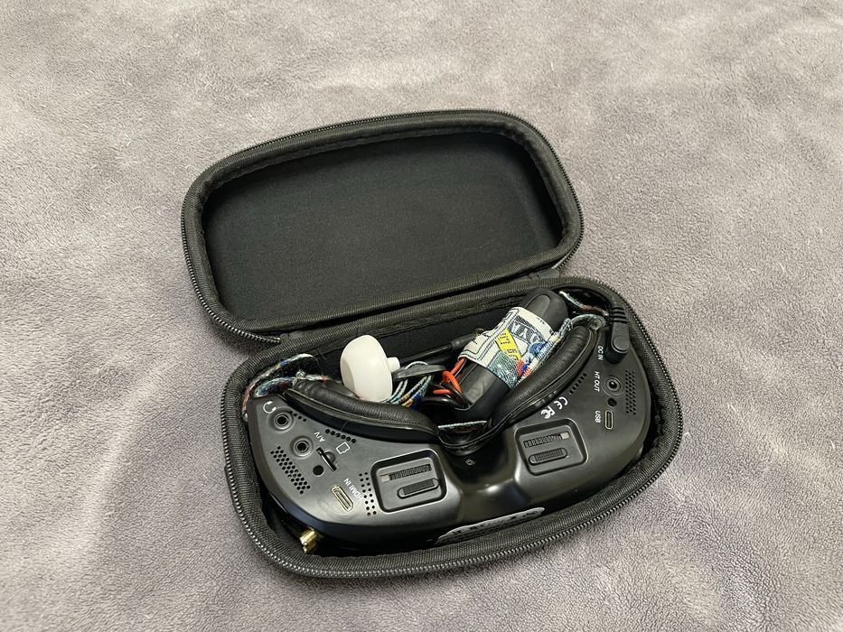 Fpv окуляри Skyzone 04o pro +батка+ покращений ремінець