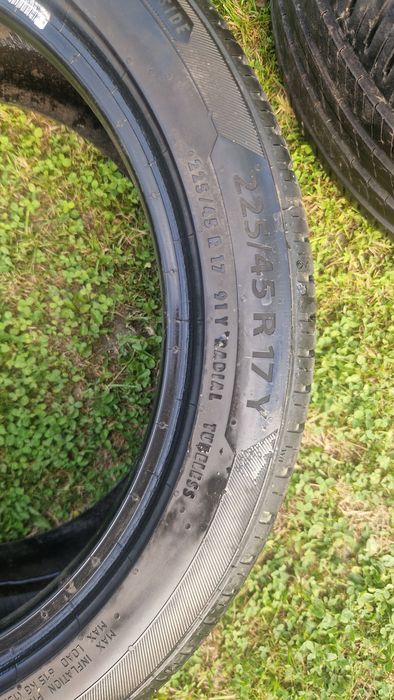 2szt 150złOpony lato 225/45/17  bieznik 6mm