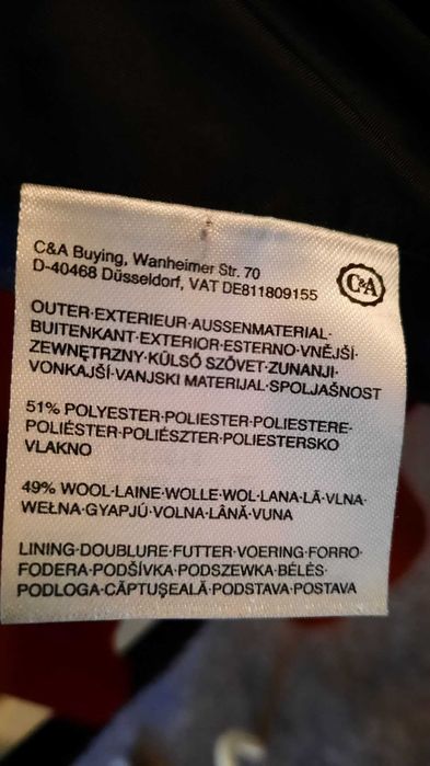 Zestaw damski dwa płaszcze wełna rozm. L nowa torebka