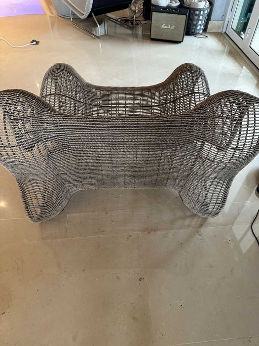NOVO PREÇO - Poltrona de Sisal Italiana Artefacto