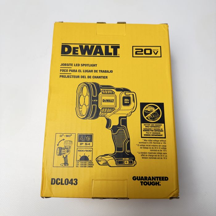 Dewalt Світлодіодний Ліхтар DCL043 Фонарь Фонарик з США