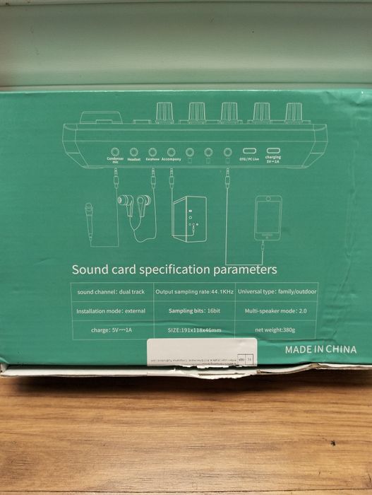 Vendo Live Sound Card