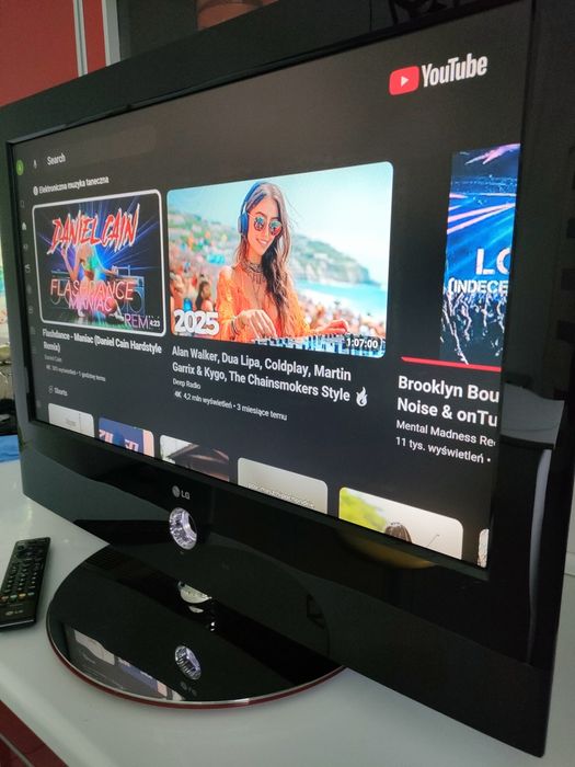 Tv LG 32 całe CZERWONY