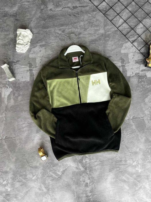 Фліска Helly Hansen Khaki світшот фліс полар i57/4M3
