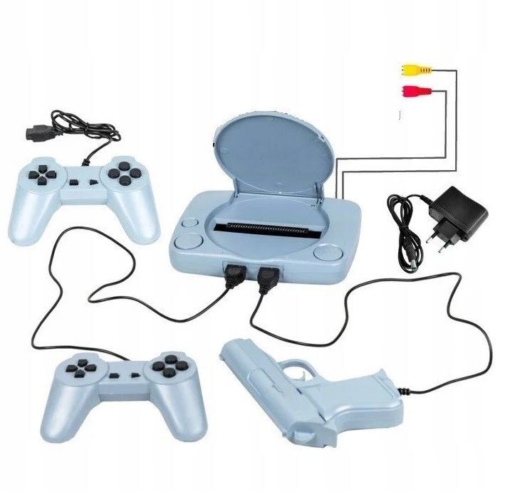 KONSOLA PEGAZUS Pegasus aż 620 gier 2 PADY + PISTOLET Gra Telewizyjna