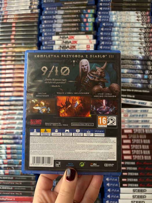 Гра Diablo 3 на ps4, диск з грою на пс 4, ліцензія