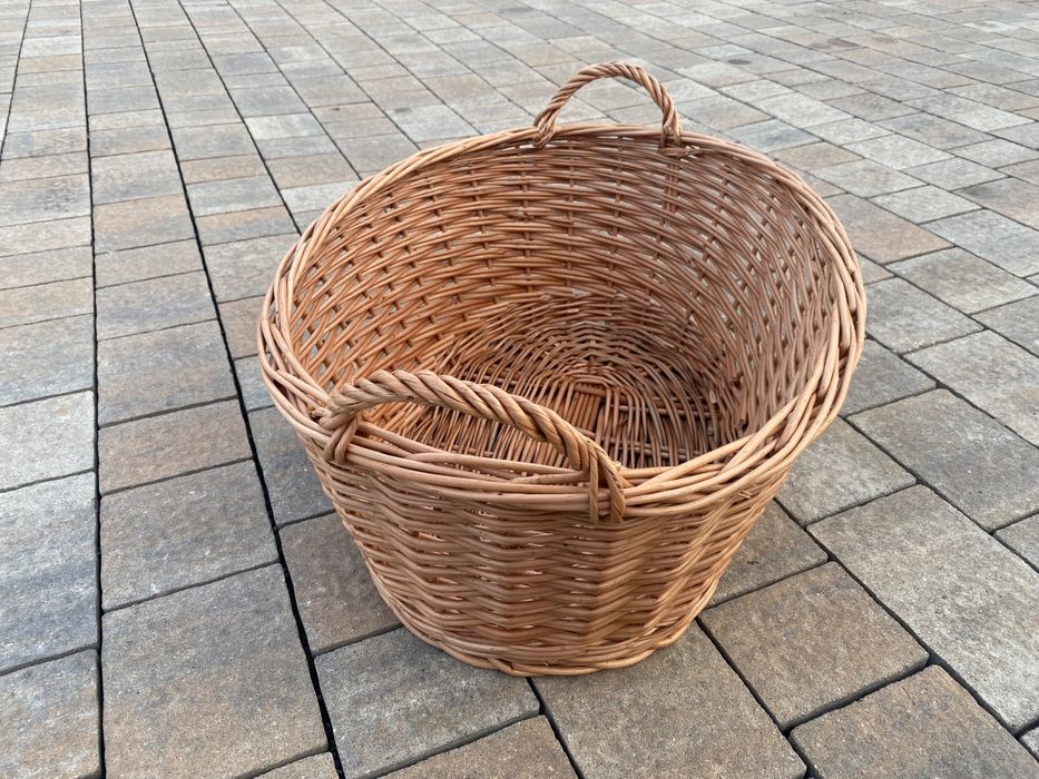 Kosz Koszyk Wiklinowy Gospodarczy na drzewo, liście, ziemniaki