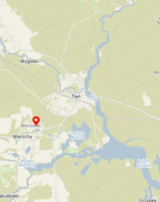 Działka  w Borach Tucholskich