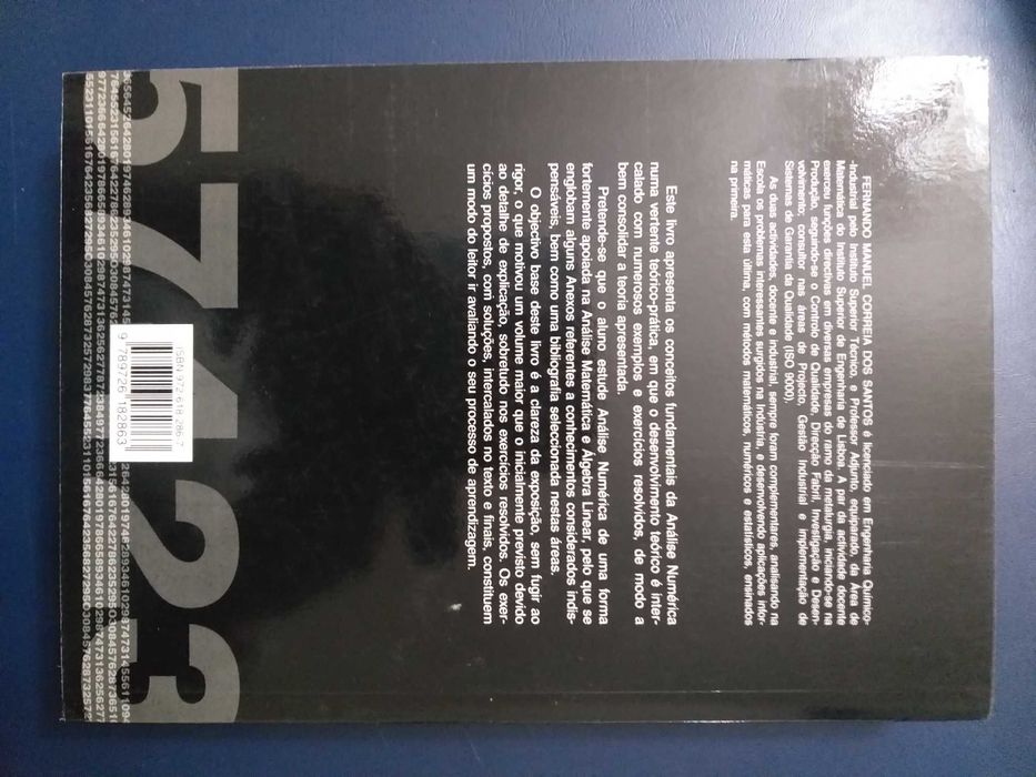 Livro "Fundamentos de Análise Numérica" de F. Correia dos Santos