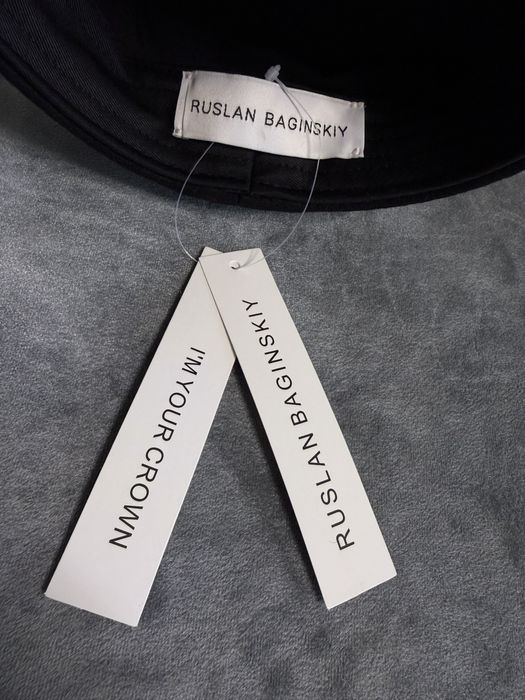 Черная кепка кепи Ruslan Baginskiy
