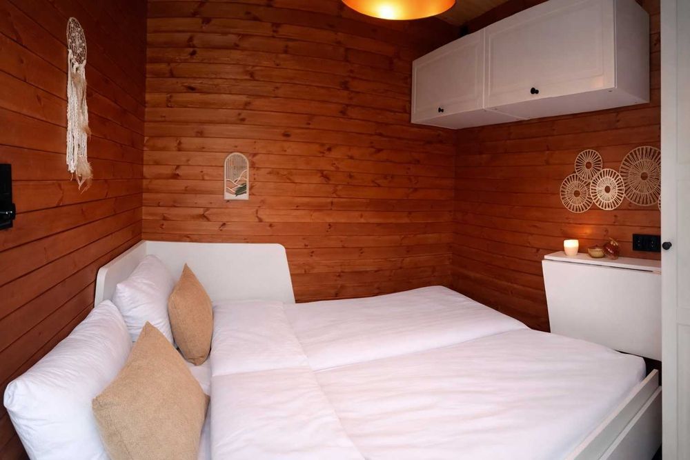 Domki nad Wisłą Tiny House  – prywatna balia, taras, grill