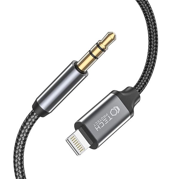 Kabel Tech-Protect UltraBoost audio Lightning / mini jack 3.5mm 1m - c