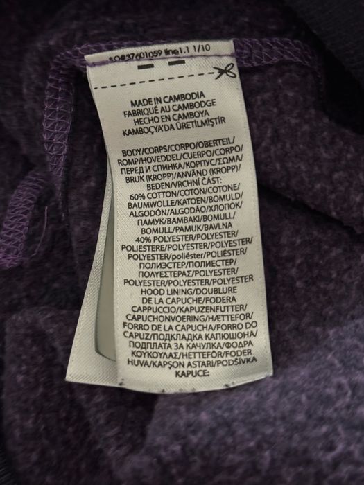 Bluza Polo Ralph Lauren S damska fioletowa nowsza kolekcja rozsuwana