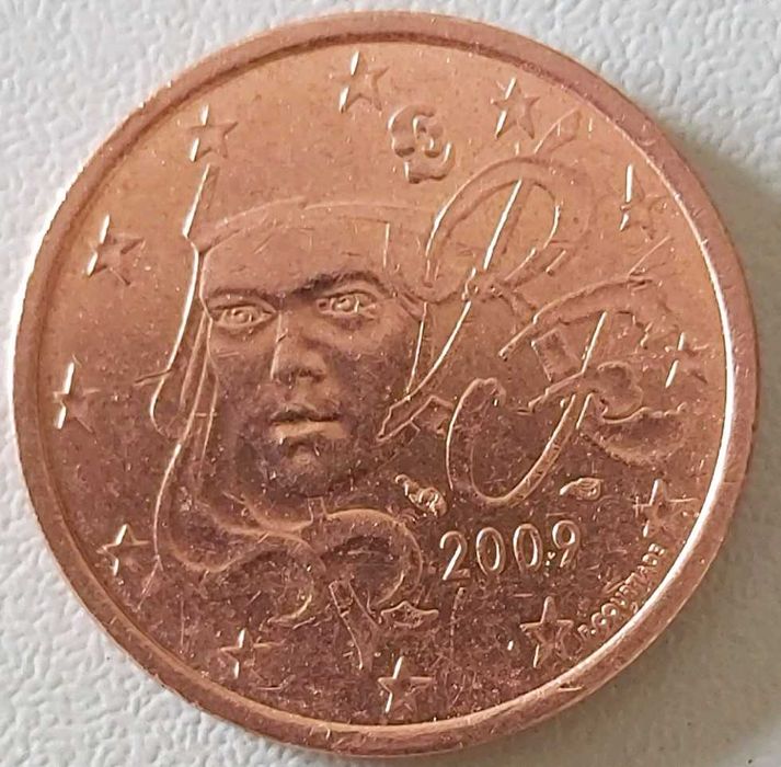 5 Cêntimos de 2009  da França