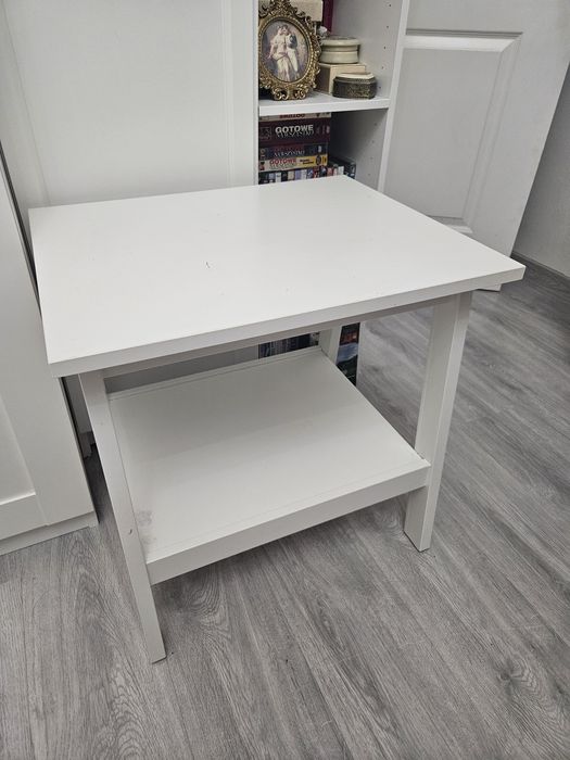 LUNNARP Stolik kawowy biały 90x55 cm