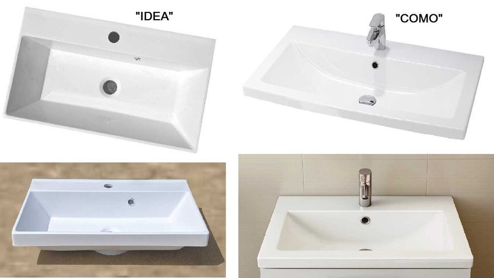 Новый комплект: тумба + умывальник шириной 50, 60, 70 см. Качество!