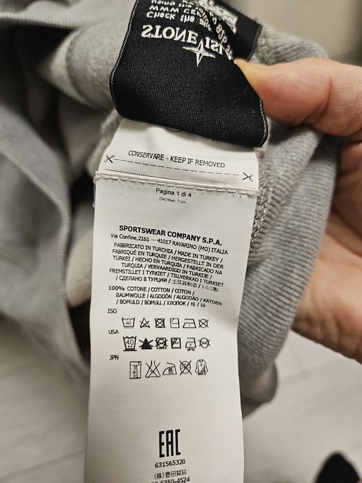 Мужская кофта свитшот оригинал Stone Island  L