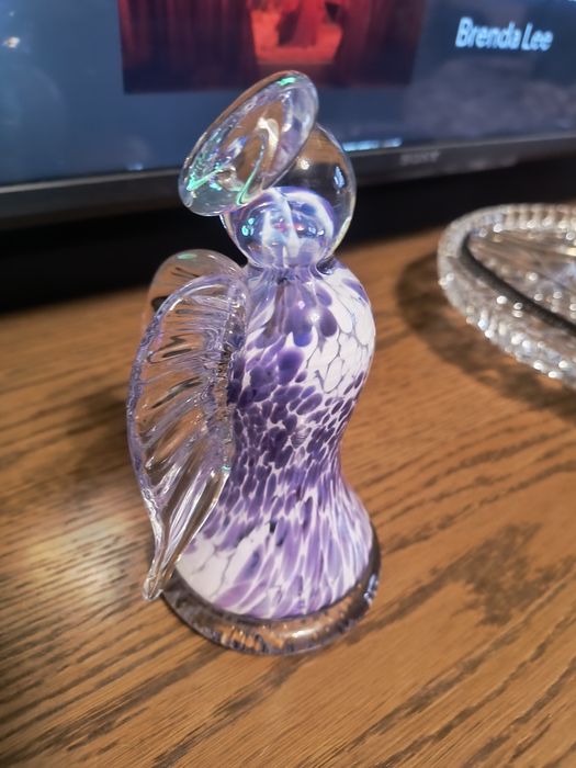 Anioł szklany - figurka