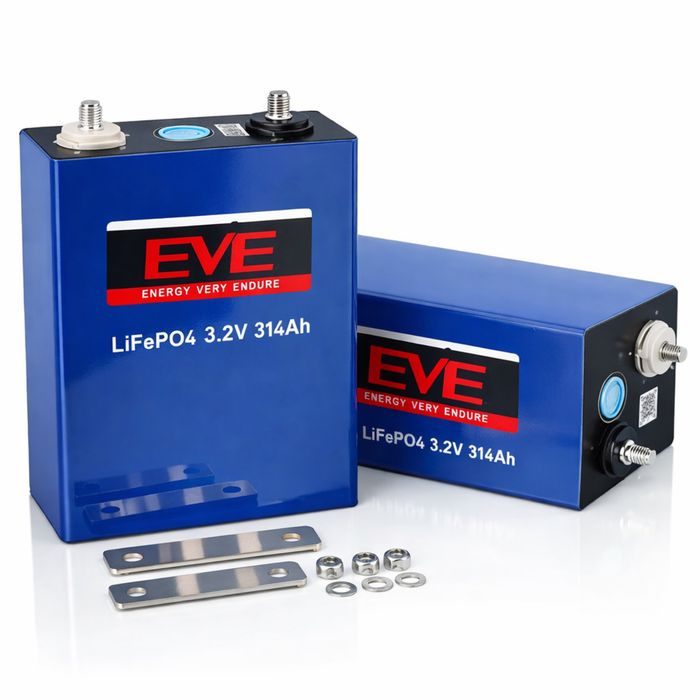 EVE LiFePO4 3.2V 314Ah нові акумуляторні комірки