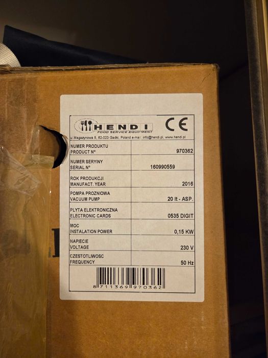 Pakowarka próżniowa Hendi Profi Line 970362