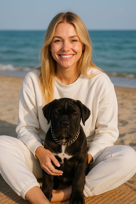 Кане-Корсо супер пацанчик Мольфар 1,5мес