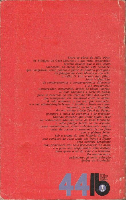 Júlio Dinis - Os Fidalgos Da Casa Mourisca