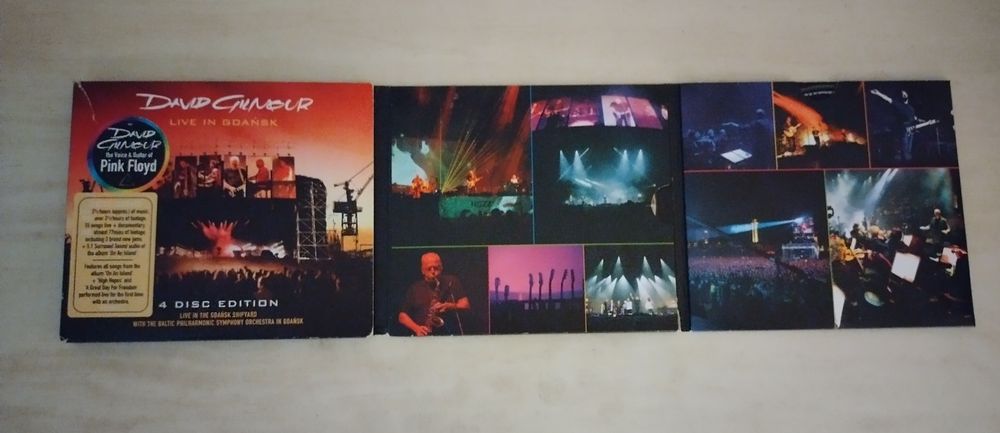 David Gilmour live at Gdansk 4 Disc edition raridade -muito bom!-